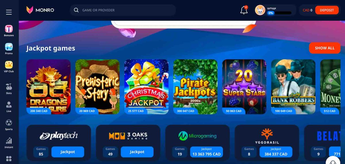 First Impressions of Monro Casino